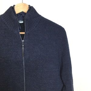 Rodd & Gunn Sz M Double Layer Zip Sweater